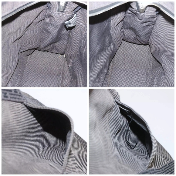 HERMES Her Line MM Tote Bag Canvas Gray - Picture 14 of 15